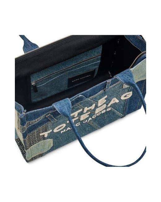 Marc Jacobs Blue The Large Denim Tote Bag
