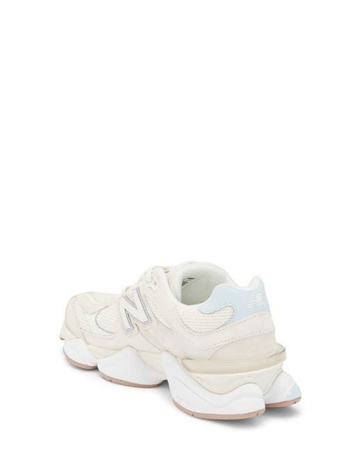 New Balance White Gender Inclusive 9060 Sneaker
