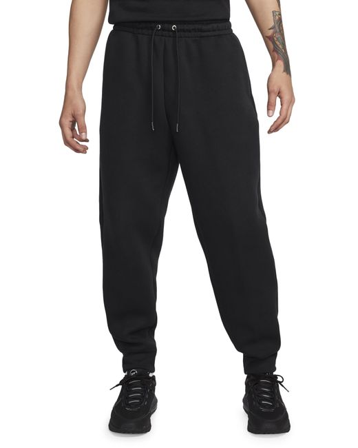 Nike Black Oversize Tech Fleece Reimagined Drawstring Pants for men