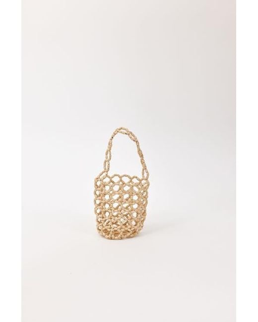 Hat Attack Red Isla Beaded Mini Bag
