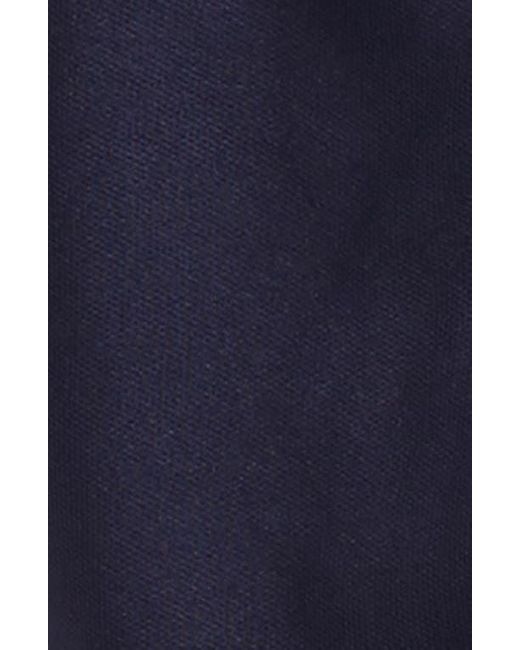 Sporty & Rich Blue Crown Tennis Embroidered Roller Shorts