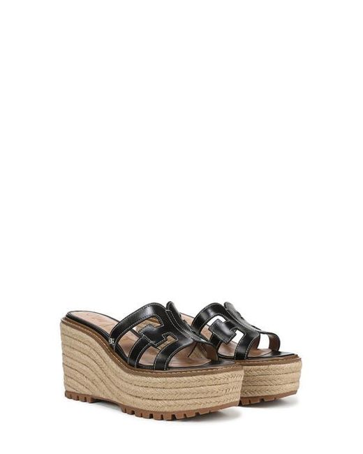 Sam Edelman Black Laine Platform Wedge Sandal