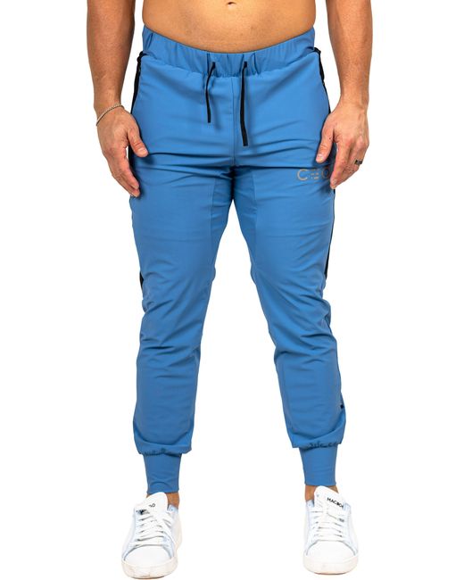 Maceoo Blue Athletic Performance Joggers for men