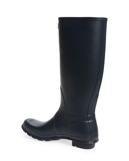 Hunter Blue Original Tall Waterproof Rain Boot