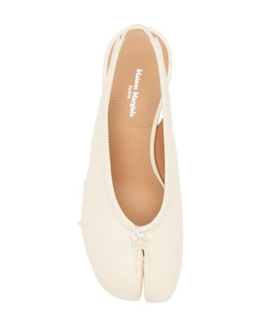 Maison Margiela Natural Tabi Slingback Pump