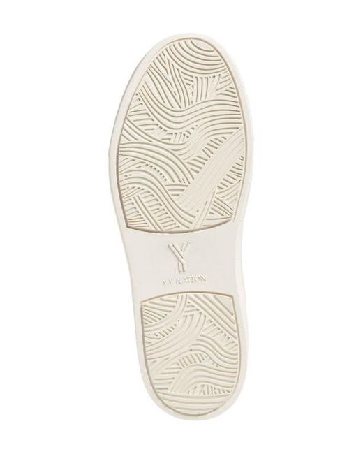 YY Nation White Cirro Wool Blend Water Resistant Low Top Sneaker