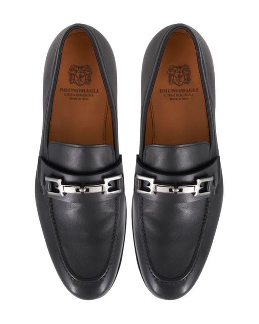 Bruno Magli Black Flex Bit Loafer for men
