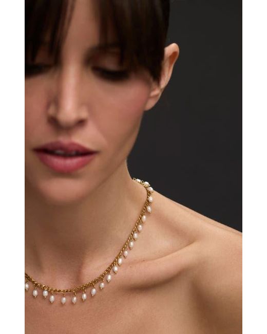 st. Moran White Vicentina Freshwater Pearl Necklace