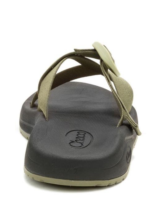 Chaco Olive Green Adjustable Slide Sandals Chaco | Shoes | Chaco Mens Olive Green Chillos Slide Strappy  main image 4
