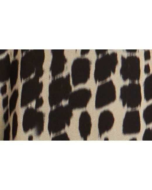 Rails Black Indi Shibori Spot Peasant Top