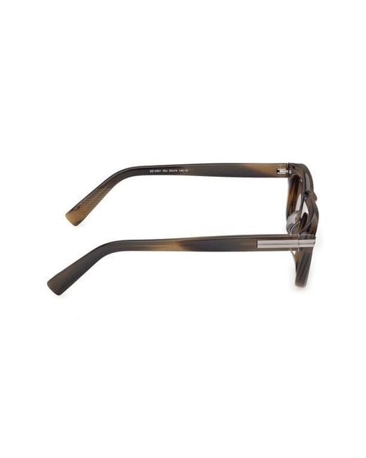 Zegna Multicolor 55Mm Rectangular Sunglasses for men