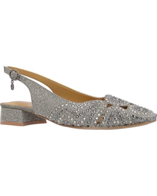 J. Reneé Gray Nicolette Slingback Flat