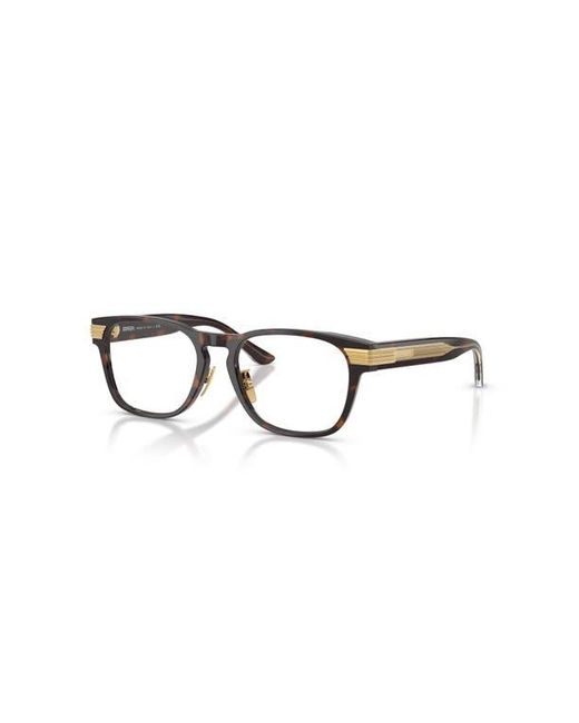 Ferrari Brown 52Mm Rectangle Optical Glasses for men