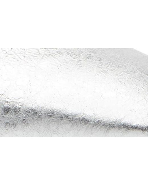 Wonders White Square Toe Ballet Flat