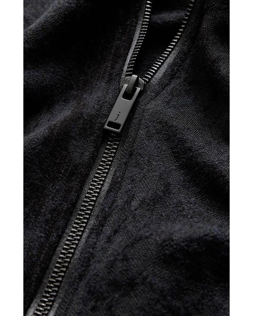 John Varvatos Black Riggins Python Jaquard Cotton Stretch Blend Bomber Jacket for men