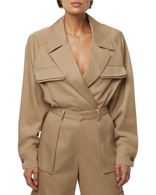 JLUXLABEL Brown Theory Bodysuit