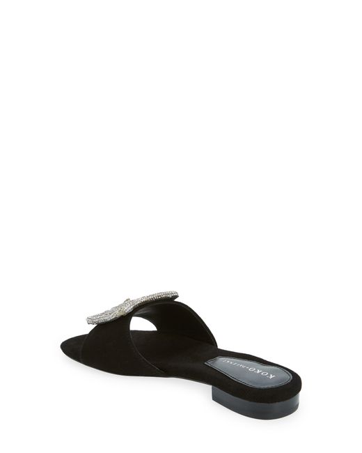 KOKO + PALENKI Black Koko + Palenki Dina Mismatched Slide Sandals