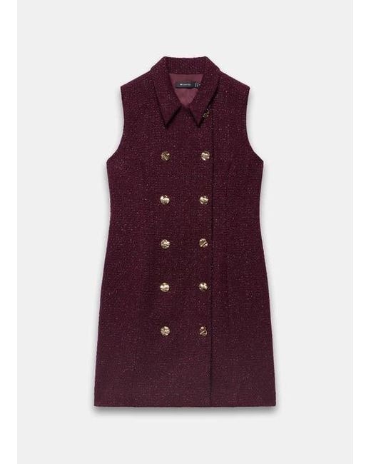 burgundy color quince dresses Embellished Appliqué Soft-Scoop Corset Gown in Wine Red - 2 main image 1