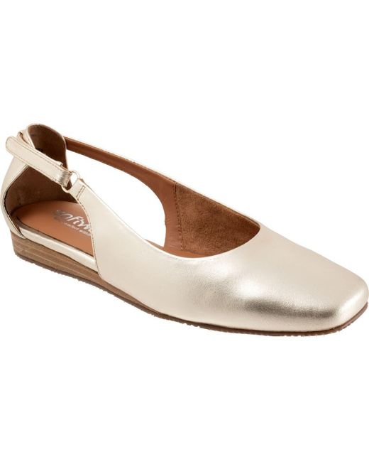Softwalk® White Venice Flat