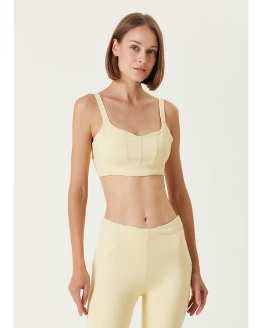 Pcfg White Bra With Stitch Detail