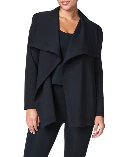 Spanx Black Airessentials Open Wrap Cardigan