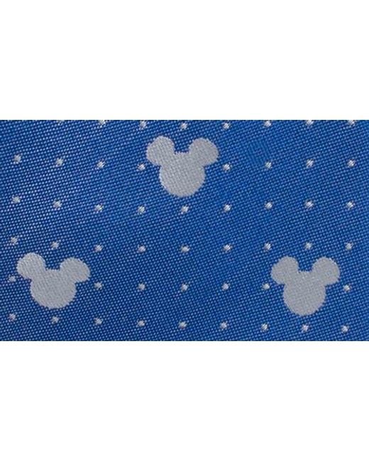 Cufflinks Inc. Blue Mickey Mouse Pin Dot Silk Tie for men