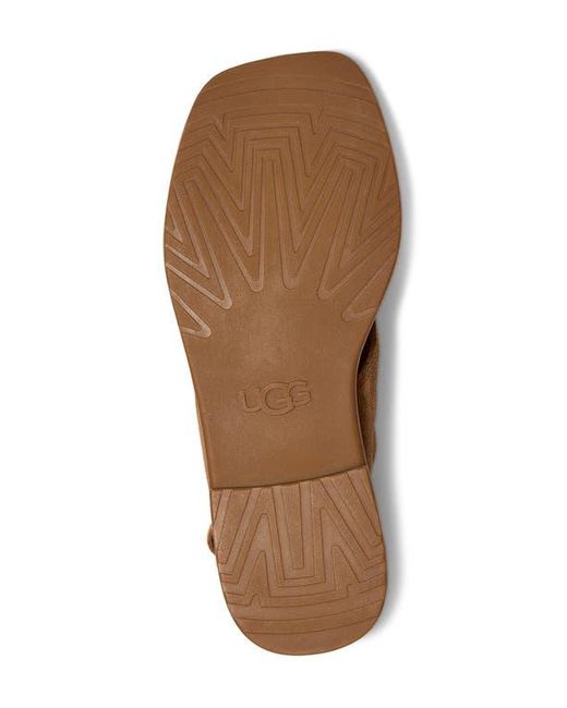 Ugg Brown Delray Ankle Strap Sandal