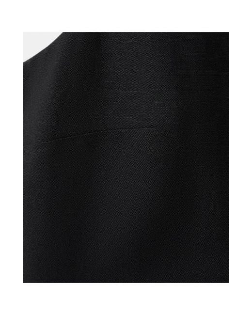 Mango Black Toggle Closure Vest
