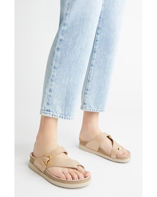 Mephisto Metallic Helen Toe Loop Sandal