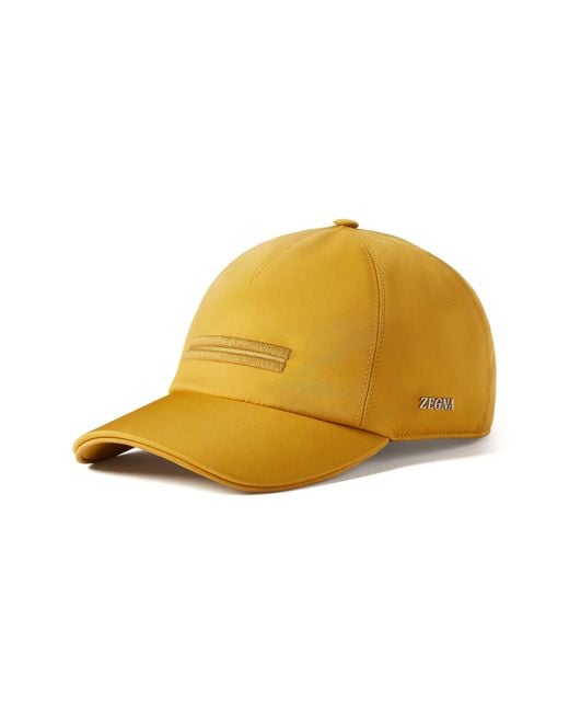 Zegna Yellow Baseball Cap for men