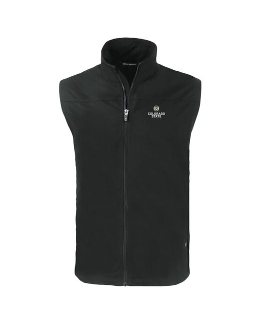 Cutter & Buck Colorado State Rams Charter Eco Recycled Full-zip Vest At ...