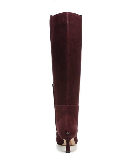 Sam Edelman Red Taylin Knee High Boot