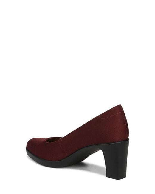 LifeStride Brown Elevate Platform Pump
