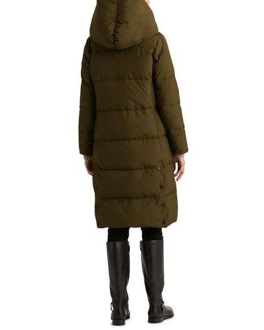 Pillow collar hooded puffer coat lauren ralph lauren new arrivals