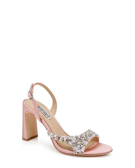Badgley Mischka Pink Jenesis Slingback Sandal