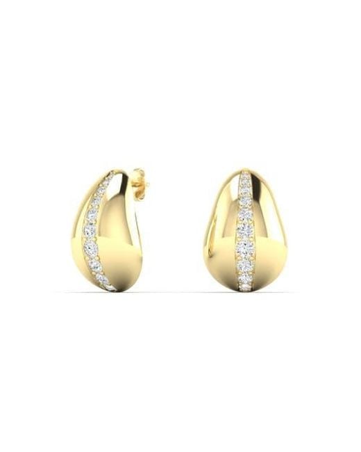 Everlee Metallic Diamond Cloud Lab Diamond Earrings