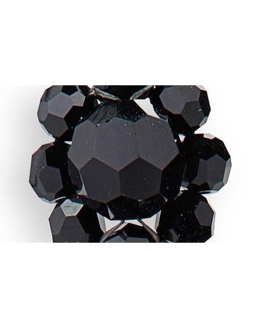 Simone Rocha Black Cluster Drop Earrings