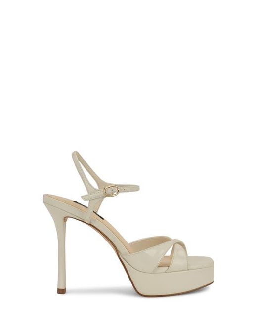 Nine West Metallic Tates Ankle Strap Platform Sandal