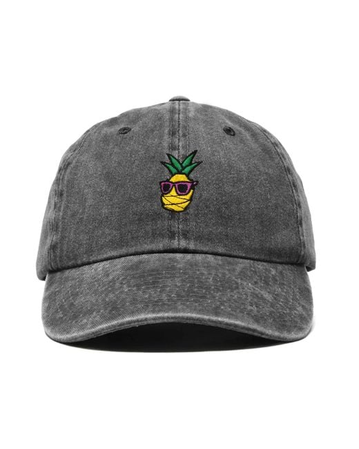 Alix Gray Pineapple Embroidered Dad Hat for men
