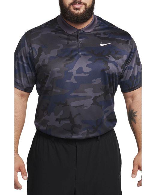 Nike Blue Dri-fit Victory Golf Polo for men