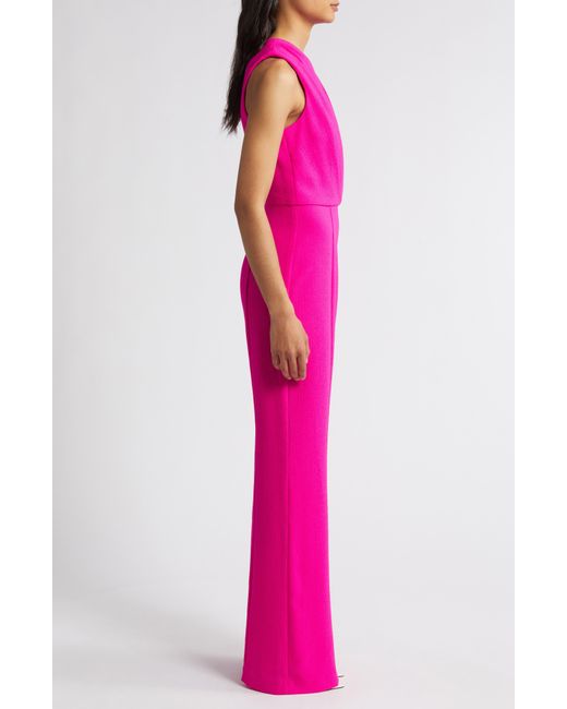 Black Halo Pink Colette Sleeveless Jumpsuit