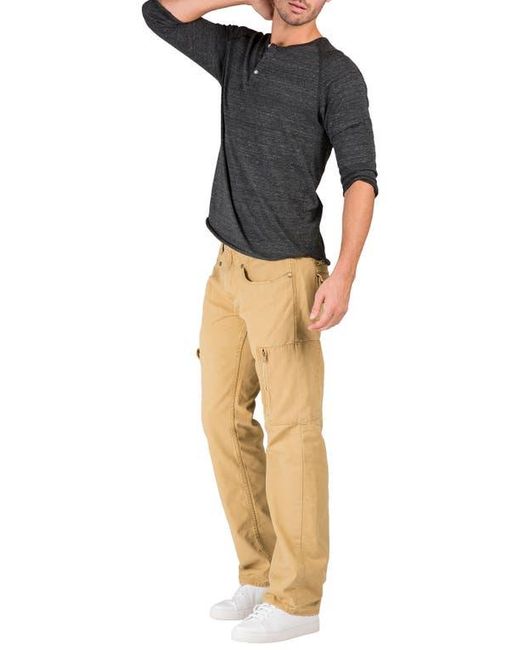 Level 7 Natural Cargo Jeans for men