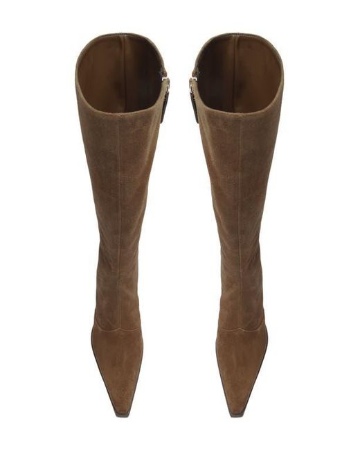 SCHUTZ SHOES Brown Raffaela Up Mid Boot