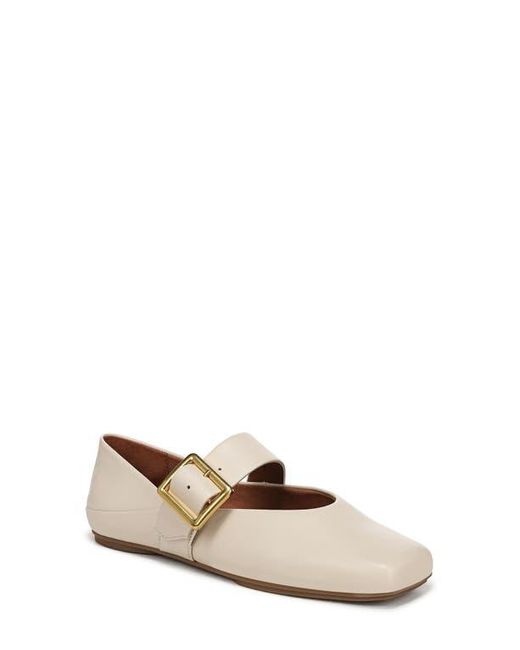 Franco Sarto Natural Oakes Square Toe Flat