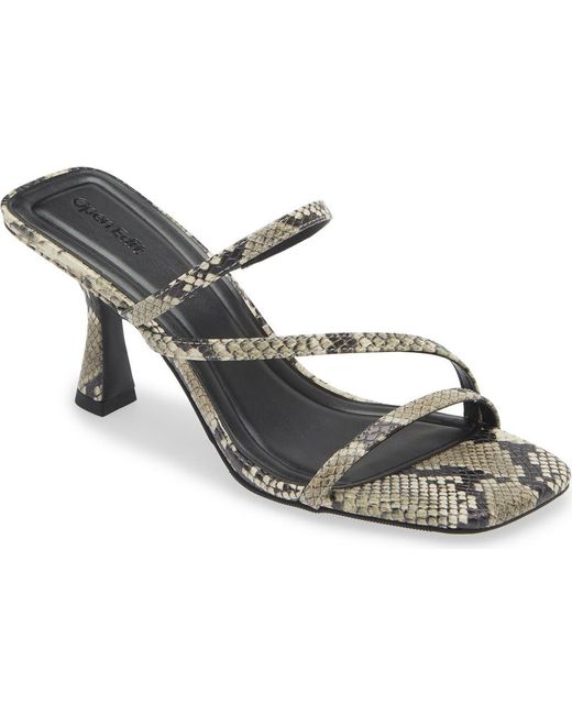 Open Edit Metallic Tawney Sandal