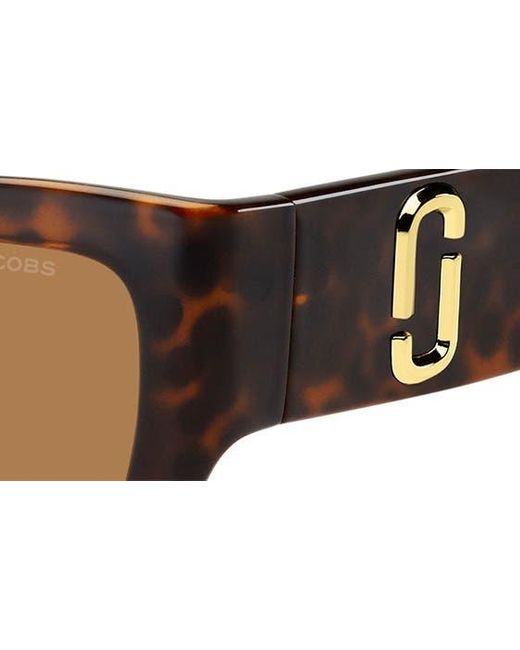 Marc Jacobs Brown 53mm Cat Eye Sunglasses