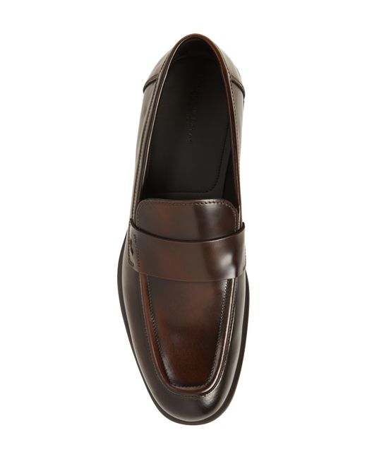 Stuart Weitzman Brown Club Classic Loafer for men
