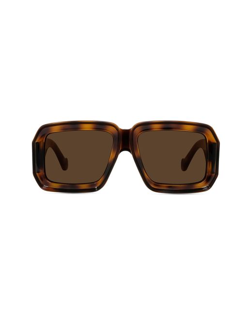 Loewe Brown X Paula's Ibiza 56mm Mask Sunglasses