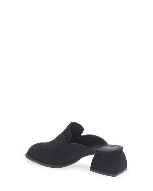 Chocolat Blu Black Delilah Block Heel Mule