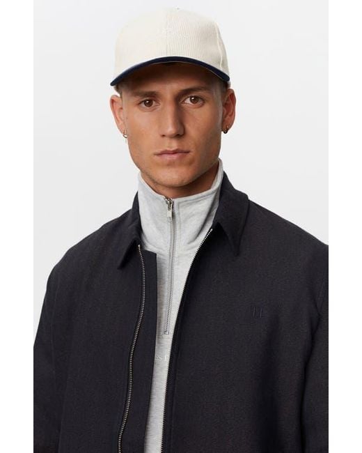 Les Deux Blue Como Coach Jacket for men